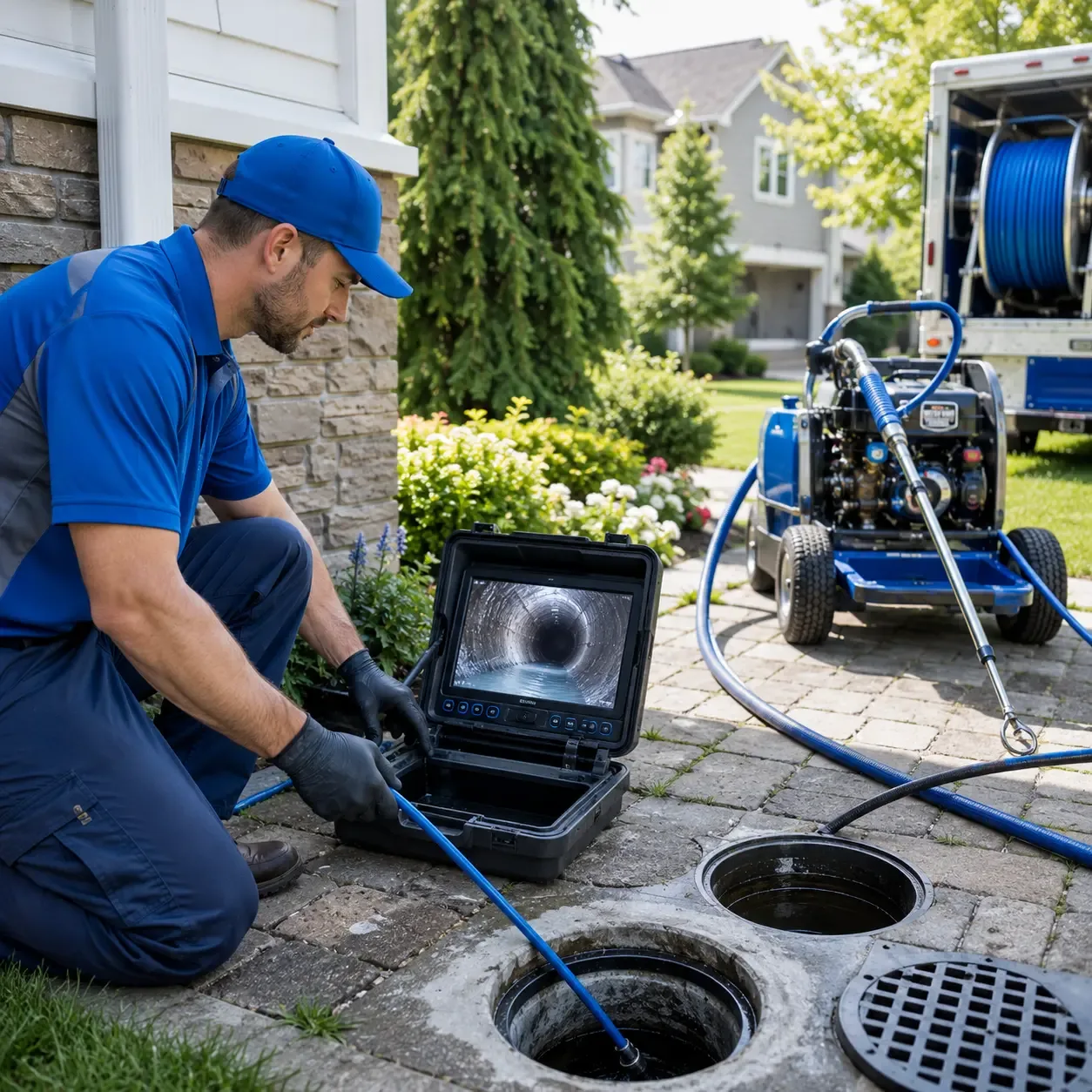 Outdoor drain cleaning professionals serving Bates, OR